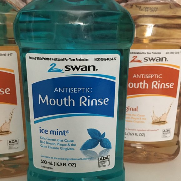 Lot of 4 Swan Antiseptic Mouth Rinse - Picture 4 of 11